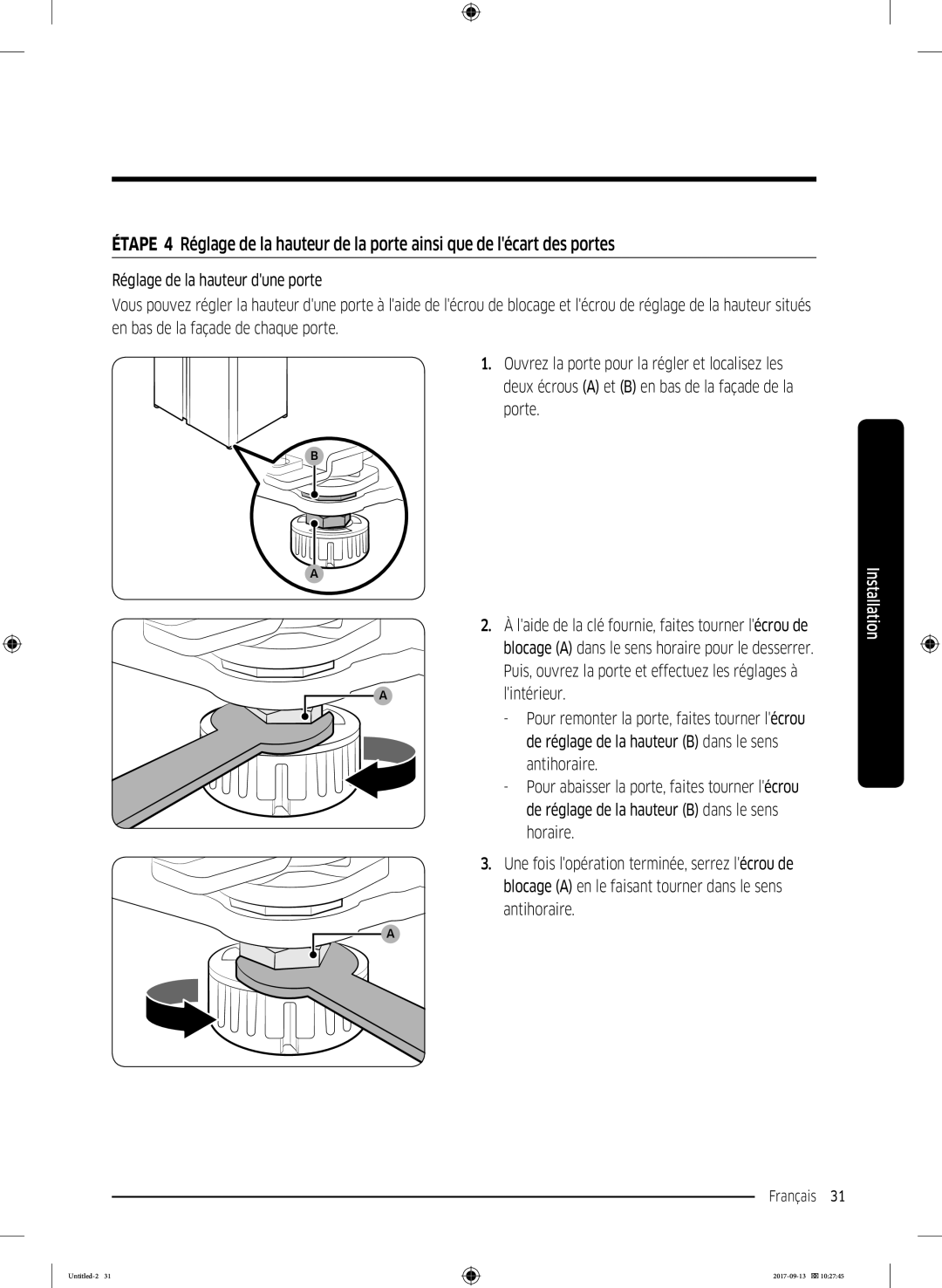 Samsung RS62K6227SL/ZA manual Français 31  